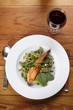 Foto: Lachs auf BŠrlauch Pasta Lachs auf BŠrlauch Pasta
