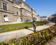 Sculpture in front of the Palais du Luxembourg, Paris, France