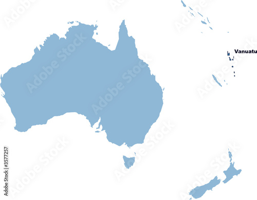 carte du Vanuatu