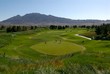 Golf course in desert Golf course in desert