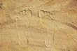 empreintes de pieds