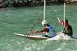 kayaking on river
