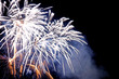 Feu d'atifice bleu et blanc Feu d'atifice bleu et blanc