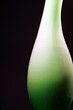 green vase