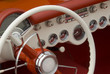 Close up detail of a classic car at a car show Close up detail of a classic car at a car show