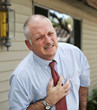 A mature businessman with severe chest pain.