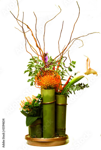 Bamboo Vase Arrangements