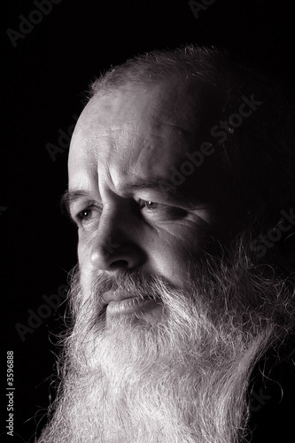 Photo: portrait of angry senior portrait of angry senior