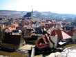 Cesky Krumlov with the Vltava river, Czech Republic