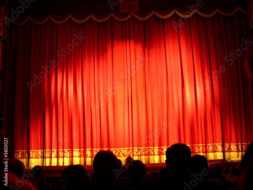 Theater, before it started...