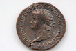 Roman coin depicting Sestertius of Nero Roman coin depicting Sestertius of Nero