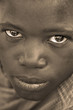 African boy (b&w)
