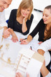 Architect discussing