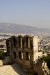 Ruinen des Herodes Atticus Odeon Theater in Athen, Griechenland