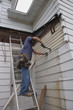 Removing siding Removing siding