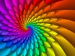 Rainbow spiral