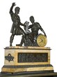 Ancient clock (a material iron, a marble, bronze, gold)