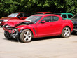 auto accident,truck hit right front