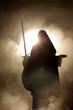 Arabian woman appearance with a sword in hand. Arabian woman appearance with a sword in hand.