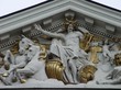 Relief on old theatre -Orpheus on chariot
