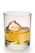 Glass of scotch and ice vertical with clipping path Glass of scotch and ice vertical with clipping path