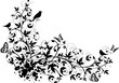 abstract floral border abstract floral border