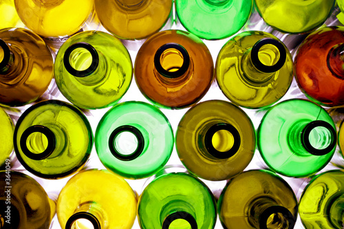 backlited bottles
