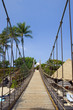 Suspension Bridge to Beach on Big Island, Kona, Hawaii