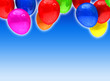 colored ballons massive for holidays
