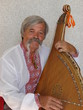 Senior ukrainian musician with bandura 10 Senior ukrainian musician with bandura 10
