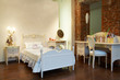 Photo: Children's bed and table in a modern bedroom Children's bed and table in a modern bedroom