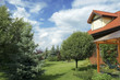 house with garden