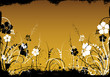 Floral background. Vector illustration