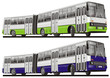 City bus isolated