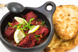 Chicken tandoori and naan bread