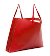Big full shopping bag. Isolated on white. Big full shopping bag. Isolated on white.