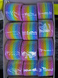 Colorful bangles of plastic 