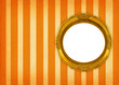 hollow gilded circular frame on retro background hollow gilded circular frame on retro background