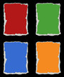 papiers déchirés