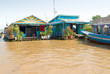 street on the Tonle Sap lake, Cambodia