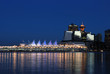 downtown vancouver night scene