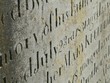 inscription on tombstone
