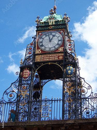 Old clock in Chester Old clock in Chester