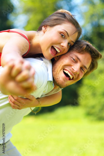 Young couple in love