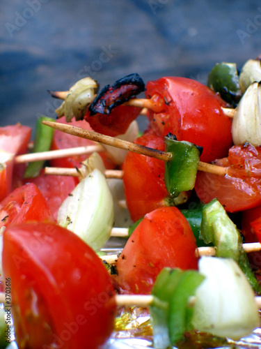 Brochette de légumes