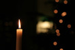 candle burning at christmas candle burning at christmas