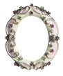 metal frame with flowers