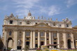 cathedral facade in vatican cathedral facade in vatican