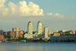 city of Dnepropetrovsk. A kind through the river.