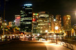 Sydney skyline at night.. Sydney skyline at night..